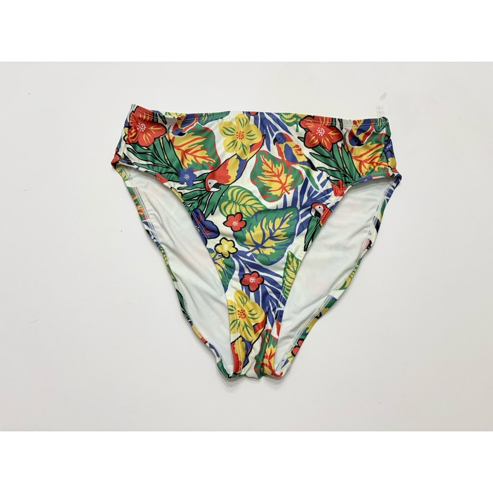 ModCloth Women's High Waisted‎ Swim Bikini Bottoms Medium Color NWOT
